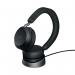 Jabra Evolve2 75 USB-C Headset with Charging Stand Unified Communication Version Black 27599-989-889 JAB02444