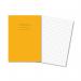 Hamelin Exercise Book 10mm Squared 64 Page A4 Yellow (Pack of 50) 100106015 JD00030