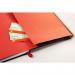 Black n Red Casebound Hardback Notebook 144 Pages A6 Black 400033672 JD01188