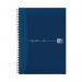 Oxford My Notes Card Cover Wirebound Notebook 100 Pages A4 Blue (5 Pack) 400020193 JD01403