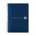 Oxford My Notes Card Cover Wirebound Notebook 100 Pages A5 Blue (5 Pack) 400020197 JD01412