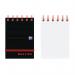 Black n Red Wirebound Ruled Elasticated Notepad 140 Pages A7 (Pack of 5) 400050435 JD02290