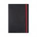 Black n Red Soft Cover Notebook B5 Black 400051203 JD02308