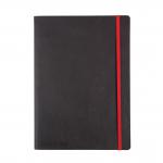 Black n Red Soft Cover Notebook B5 Black 400051203 JD02308