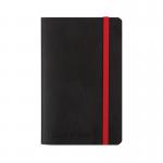 Black n Red Soft Cover Notebook A6 Black 400051205 JD02316