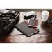 Black n Red Soft Cover Notebook A6 Black 400051205 JD02316
