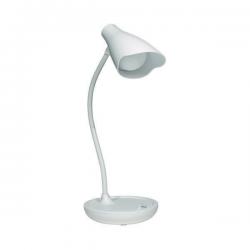 Style Selections White Wireless desk lamp 18.9-in Adjustable White Desk  Lamp with Shade