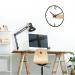 Unilux Circle Wall Clock BlackBamboo 400189467 JD04114