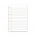 Hamelin 8mm RuledMargin Refill Pad A4 80 Sheet (Pack of 5) 400127657 JD04851