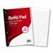 Hamelin 6mm RuledMargin Refill Pad A4 80 Sheet (Pack of 5) 400127710 JD04867