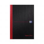 Black n Red Casebound Hardback Ruled Notebook 192 Pages B5 (Pack of 5) 400082917 JD06053