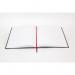 Black n Red Casebound Hardback Ruled Notebook 192 Pages B5 (Pack of 5) 400082917 JD06053