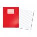 Hamelin Oxford Exercise Book 8mm Lined 80 Page 229x178mm Red (Pack of 100) 400148903 JD06106