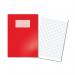 Hamelin Oxford Exercise Book 10mm Squared 80 Page A4 Red (Pack of 50) 400148974 JD06217