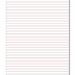 Hamelin Handwriting Book 416mm Lined 80 Page A4 Red (Pack of 50) 400185756 JD08232