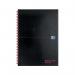 BlackNRed Hardback Wirebound Recycled Notebook A4 (Pack of 2) 400194990 JD09147