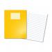 Hamelin Oxford Exercise Book 8mm Lined 80 Page 229x178mm Yellow (Pack of 100) 400136122 JD15754