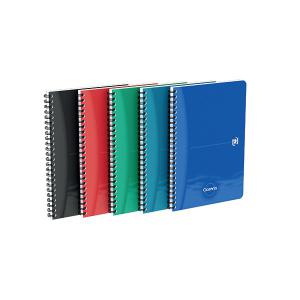 Photos - Notebook Oxford Oceanis Wirebound  Ruled A5 Assorted Pack of 5 