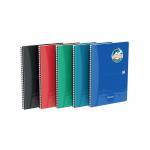 Oxford Oceanis Wirebound Notebook Ruled A4 Assorted (Pack of 5) 400178653 JD22044