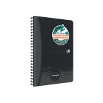 Oxford Oceanis Wirebound Notebook Ruled A5 Black 400180064 JD22178