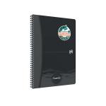 Oxford Oceanis Wirebound Notebook Ruled A4 Black 400180067 JD22186
