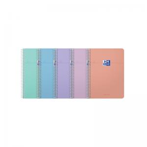 Oxford Smart Pastel Notebook Ruled Assorted A5 Pack of 5 400187022