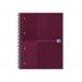 Oxford Hardback Wirebound Notebook 160 Pages Special Edition A4+ Red 400194459-S JD25355
