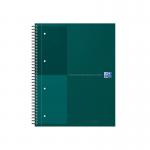 Oxford Hardback Wirebound Notebook 160 Pages Special Edition A4+ Green 400194460-S JD25359