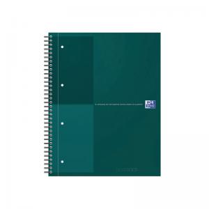 Oxford Hardback Wirebound Notebook 160 Pages Special Edition A4 Green