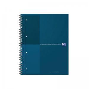 Oxford Hardback Wirebound Notebook 160 Pages Special Edition A4 Blue