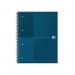 Oxford Hardback Wirebound Notebook 160 Pages Special Edition A4+ Blue 400194461-S JD25363