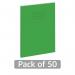 Hamelin Exercise Book 8mm Lined 80 Page A4+ Light Green (Pack of 50) 400206238 JD28504