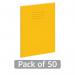 Hamelin Exercise Book 8mm Lined 80 Page A4+ Yellow (Pack of 50) 400206237 JD28506