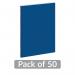 Hamelin Exercise Book 8mm Lined 80 Page A4+ Dark Blue (Pack of 50) 400206473 JD28553