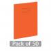 Hamelin Exercise Book 5mm Squared 80 Page A4+ Orange (Pack of 50) 400206474 JD28556