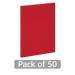 Hamelin Exercise Book 12mm Lined 80 Page A4+ Red (Pack of 50) 400206477 JD28565