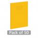Hamelin Exercise Book 12mm Lined 80 Page A4+ Yellow (Pack of 50) 400206478 JD28568