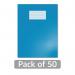 Hamelin Oxford Exercise Book 10mm Squared 80 Page A4+ Light Blue (Pack of 50) 400206535 JD28641