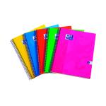 Oxford Touch Wirebound Hardback Notebook A4 Assorted (5 Pack) 400109986 JD32909