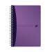 Oxford Poly Opaque Wirebound Notebook A5 Assorted (5 Pack) 100101300 JD36727