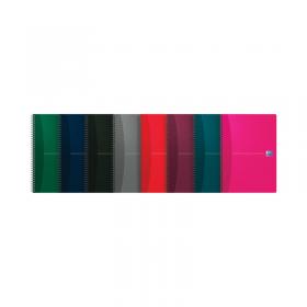 Oxford Card Cover Wirebound Notebook A4 Assorted (5 Pack) 100105331 JD65114