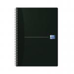 Oxford Card Cover Wirebound Notebook A4 Black (5 Pack) 100102931 JD66538
