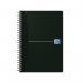 Oxford Card Cover Wirebound Notebook A5 Black (5 Pack) 100103627 JD66568