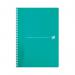 Oxford PP Transparent Wirebound Notebook A4 Assorted (Pack of 5) 100104241 JD66618