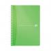 Oxford Office Wirebound Notebook Transparent Assorted A5 (Pack of 5) 100104780 JD66628