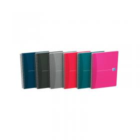 Oxford Card Cover Wirebound Notebook A5 Assorted (5 Pack) 100103741 JD67514