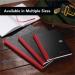 Black n Red Casebound Hardback Notebook Ruled 192 Pages A4 (Pack of 2) 400155360 JD72861