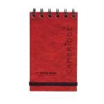 Cambridge Elasticated Red Notebook 76 x 127mm (Pack of 10) 100080421 JD79027