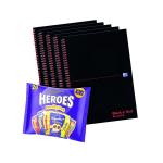 BUY BnR A4 WB Glosy 5 Pack Ruled Recycled Plus FOC Heroes Family Bag JD811294