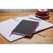 Black n Red Casebound Hardback Notebook Ruled A5 Black 400033673 JD812001